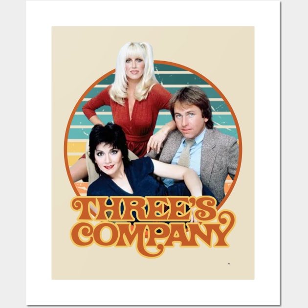 Threes company Wall Art by VILLAPODCAST